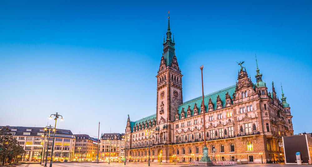 Stadhuis van Hamburg, zetel van het gemeentebestuur