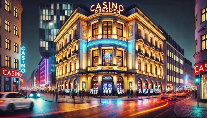 Het casinobinnenland van Spielbank Dresden