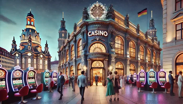 Neugrunaer Casino Drezda külső