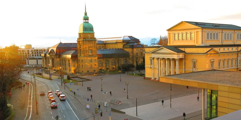 Darmstadt cityscape view