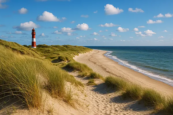 Island lighthouse view